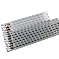 Lot de 100 recharges de stylos marqueurs UV invisibles argentés pour tissu, marqueurs fluorescents spéciaux pour cuir et couture, art
