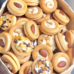 Biscuits végétaliens Badamu <span class=keywords><strong>Pizza</strong></span> Cream, certifiés Halal, vente en gros directe d'usine, service de personnalisation de logo et d'étiquetage privé en vrac - Product Image 2