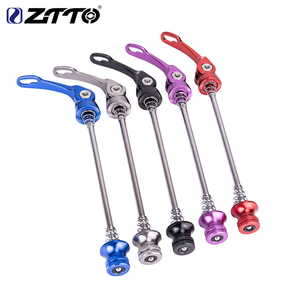 ZTTO QR Quick Release MTB Road Bike Bicycle Hub Skewers lever Aluminum alloy Mountain Bike parts For Front 100mm Rear 135mm