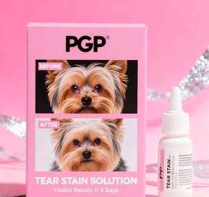 Penghilang noda air mata canggih untuk anjing & tetesan mata kucing untuk menghilangkan noda cokelat kemerahan - Product Image 5