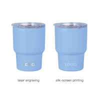 Vente chaude Mini Tumbler Sublimation 2Oz Tumbler Verre à liqueur 2Oz Mini Tumbler Verres à liqueur avec couvercle en paille