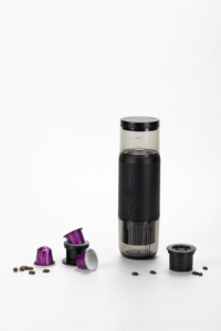 Machine à expresso semi-automatique portable en acier inoxydable avec systèmes d'eau chaude et de brassage pour une utilisation en voiture et à domicile - Product Image 6