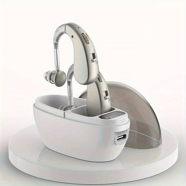 Advanced Digital Rechargeable Hearing Aid for Seniors Superior Noise Reduction Technology Long-Lasting Clear Sound Quality