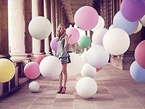 36 Inch 25 G Thick 80 Large <b>Round</b> Latex <b>Balloon</b> Wedding Holiday Party Decoration Supplies Valentine's Day Big <b>Balloon</b> Wholesale - Product Image 2