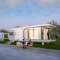 Maison modulaire préfabriquée moderne et écologique avec installation rapide sur site