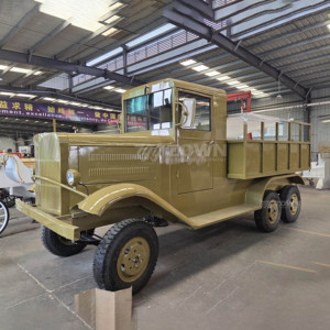 ยานพาหนะไฟฟ้าโบราณแบบคลาสสิกหกล้อ สำหรับตกแต่งภูมิทัศน์สวนสนุก - Product Image 6
