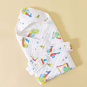 Couverture de bébé musulmane personnalisée en coton biologique solide 90*90cm, serviette de bain à capuche pour bébé - Product Image 5