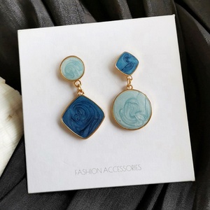 Luxury Women's Classic Alloy Plating <strong>Earrings</strong> with Geometric Design for Anniversary-Popular Styles Wholesale Bulk Gifts - Product Image 4