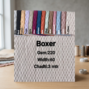 ผ้าวาฟเฟิลลายรังผึ้งพรีเมียม 220 GSM ผ้าทอลายรังผึ้งกว้าง 60 นิ้ว สำหรับเสื้อผ้าและของตกแต่งบ้าน - Product Image 3