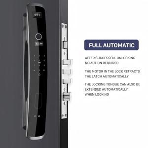 Cerradura Inteligente para Puerta con Cámara y Tecnología de Huella Dactilar, Material de Aleación de Aluminio, Almacenamiento en la Nube, Control por Aplicación para Uso Doméstico - Product Image 4
