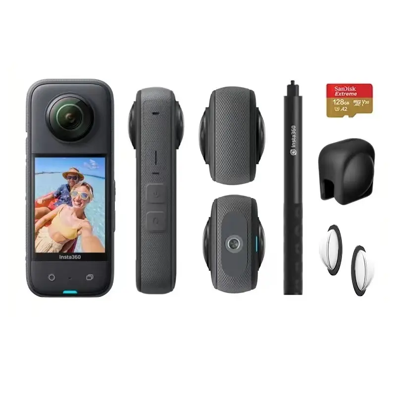 Insta360 X3 360 Sport Action Camera ONE X35.7K Video10m Étanche FlowState Stabilization1800 mAh Batterie X3 Caméra En Stock