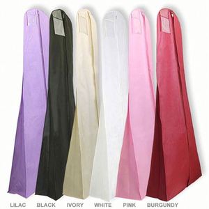 Housse de rangement pliable en tissu Oxford non tissé de luxe pour robe de mariée, avec logo personnalisé, anti-poussière, pour robes longues - Product Image 3