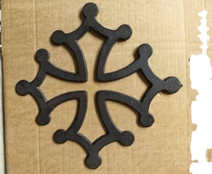 <span class=keywords><strong>Croix</strong></span> murale religieuse française 20 cm en fonte, plaque décorative murale en forme de <span class=keywords><strong>croix</strong></span> d'Ocitan pour <span class=keywords><strong>la</strong></span> décoration murale - Product Image 3