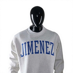 Sudadera con Capucha JIMENEZ 100% Algodón, Sudadera con Capucha de Invierno, Apliques Bordados, Cierre de Cremallera, Cuello Ancho, Estampado de Letras, Corte Regular, Informal de Otoño - Product Image 2