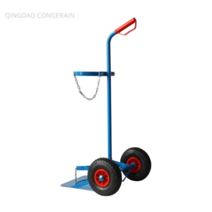 Özelleştirilebilir endüstriyel oksijen tüpü cart-çelik gaz silindiri arabası el arabası 200kg yük kapasitesi Platform yapısı OEM - Product Image 3