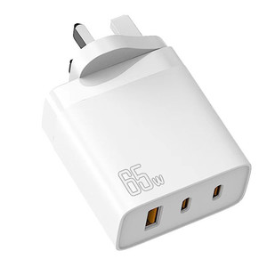 AU/UK Plug 65W PD 20W QC3.0 3 puertos tipo C adaptador de cargador USB para <span class=keywords><strong>Iphone</strong></span> 16 <span class=keywords><strong>carga</strong></span> rápida 5V/3A salida producto eléctrico - Product Image 2