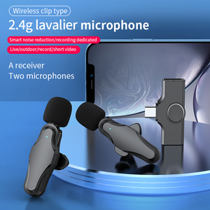 Nieuwe K21 Draadloze Microfoon Lavalier 2.4G Mini Record <span class=keywords><strong>Vlogging</strong></span> Clip Op Microfoon Revers Draadloze Microfoon Voor iPhone Mobiele Telefoon - Product Image 3