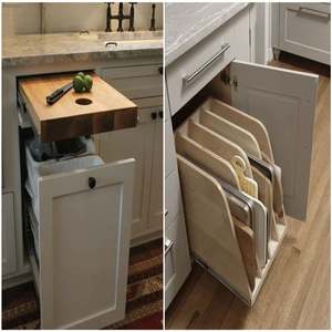 Matte Finish Kitchen <b>Cabinets</b> Modern Kitchen Design <b>Cabinet</b> Ready to Asemble for Renovation and Remodel - Product Image 6