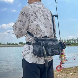 Sac de taille multifonctionnel imperméable de grande capacité du fabricant Luya pour le rangement des équipements de pêche en plein air, nouveau sac à canne à pêche - Product Image 3