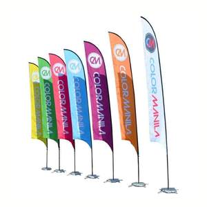 Bandera de playa de exposición al aire libre más vendida de alta calidad con servicio de primera calidad Promoción caliente de China Compras en línea - Product Image 2