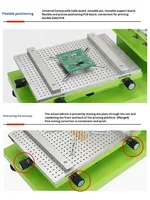 Xincongbang Manual de alta precisión SMT pasta de soldadura serigrafía para placa de circuito PCB 220V 304 Placa de nombre de acero inoxidable 1