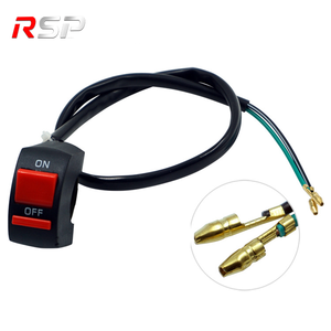 Interrupteur <span class=keywords><strong>de</strong></span> guidon <span class=keywords><strong>de</strong></span> moto 10A, garantie 1 an, contrôleur <span class=keywords><strong>de</strong></span> phare LED double flash, 22 mm universel, moto tout-terrain, scooter, 12V, poussoir - Product Image 1