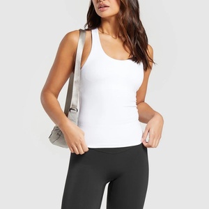 Débardeur de sport classique personnalisable en coton/élasthanne tissé 180g, doux, durable, séchage rapide, respirant, coupe ajustée pour femme - Product Image 3
