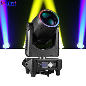 شعاع joywirst ضوء شعاع W W غسول موضعي DMX DJ صغير مصباح رأسي متحرك مع دائرة ليد - Product Image 1