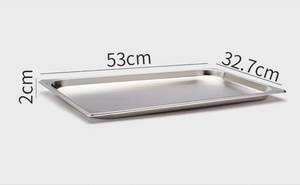 Vapeur Steamgn 200Mm Profondeur Égouttoir En Acier Inoxydable Plaque Fraîche <span class=keywords><strong>Bac</strong></span> Gastro Tampa Gastronorm Cuba <span class=keywords><strong>Inox</strong></span> 201 Boîte 100 <span class=keywords><strong>Gn</strong></span> 11 Pan - Product Image 6