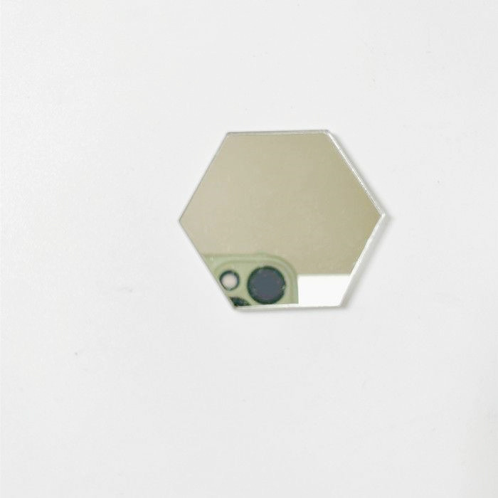 Transparent 5 grands hexagones (4*3,5 cm)