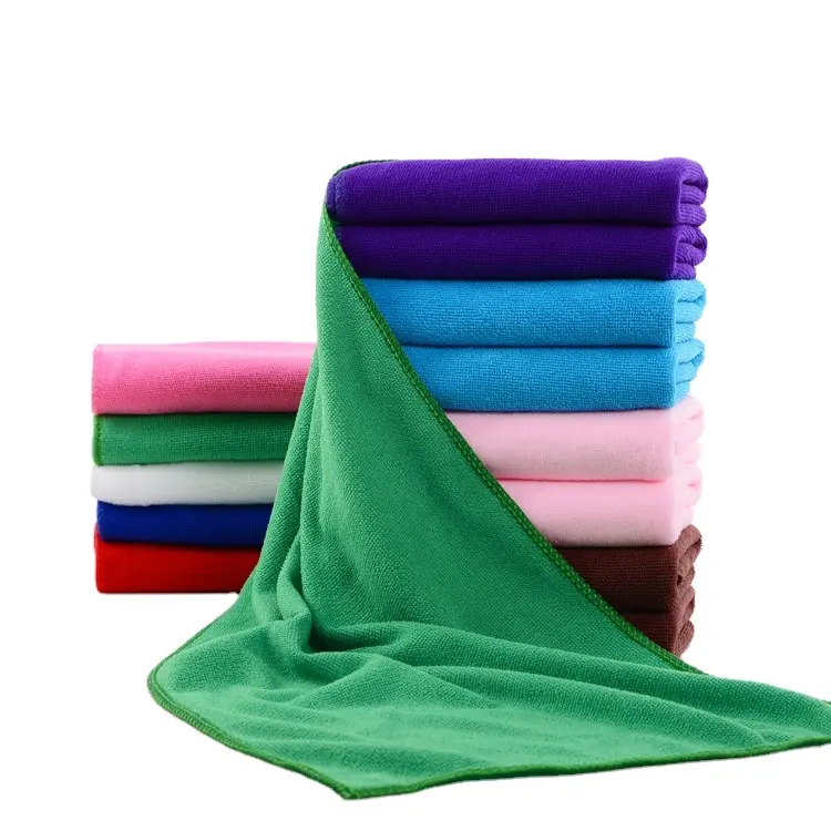 Serviettes de Salon de coiffure personnalisées, lot de 100 pièces, en vrac, microfibre, qualité supérieure