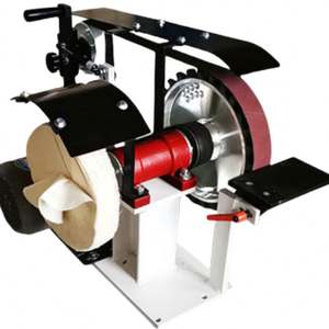 Máquina de pulido de acero inoxidable con banda de tela, equipo de pulido tipo máquina de banda, lijadora de arco de banda - Product Image 2