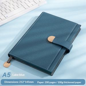 Agenda de Bolsillo Personalizada A5, Tapa Dura, Cuero Suave, Grabado, Letras Gruesas, Papelería de Oficina, Cuaderno al por Mayor - Product Image 5