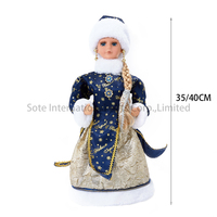 SOTE 35/40CM Seau à bonbons traditionnel certifié BSCI, poupée en peluche, jouet en peluche, décoration d'intérieur, Nouvel An russe, vente en gros d'usine