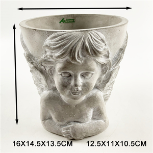 Assortiment de jardinières en béton, Pot de plantes d'intérieur et d'extérieur, jardinière en ciment moderne, <span class=keywords><strong>plante</strong></span> <span class=keywords><strong>artificielle</strong></span> en Pot - Product Image 6