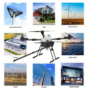 Drone de nettoyage professionnel JIUSI D15R pour vitres, système de lavage de façades de bâtiments en grande hauteur - Product Image 2