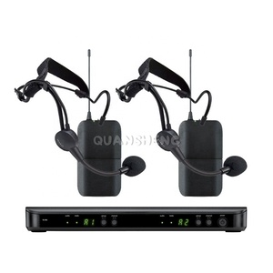 Microphone dynamique sans fil UHF professionnel de haute qualité pour karaoké et scène, construction métallique BLX288 <span class=keywords><strong>PG58</strong></span> - Product Image 4