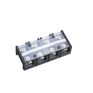 TC-1504 600V 150A Dual Row Terminal Block Wire Barrier terminal Strip with iron or copper