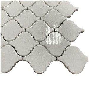 Mosaico de Mármol Thassos Blanco Puro 100% Natural con Diseño Arabesco para Cocinas y Baños de Lujo - Product Image 6