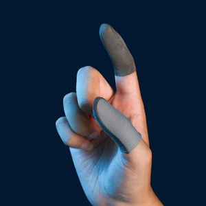 จอยสติ๊กเกมมือถือกันเหงื่อกันลื่น,จอยสติ๊กไวต่อการสัมผัสปลอกนิ้วไฟเบอร์ทองแดง - Product Image 4