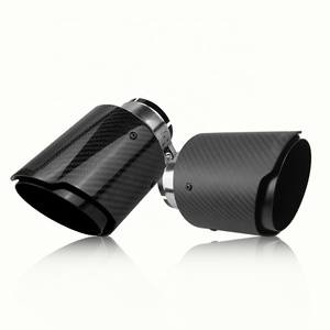 Sortie d'Échappement Type Akrapovič Premium en Acier Inoxydable et Fibre de Carbone Poli Miroir, Pots d'Échappement de Luxe - Product Image 1