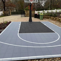 Dalles de sol emboîtables pour terrains de basketball de qualité supérieure, pour installations sportives intérieures, excellente surface antidérapante et rebondissante