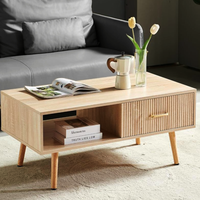 Mesa de Centro de Madera Moderna Multiusos ODM/OEM al por Mayor para Interiores y Exteriores, Sala de Estar, Muebles para el Hogar, Decoración