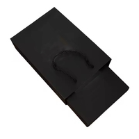 Emballage de boulangerie et de sushi carton kraft à main rouge noir papier fourre-tout sacs-cadeaux pour le retour de nourriture et l'offre de cadeaux