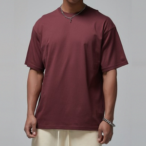 T-shirt unisexe en coton surdimensionné à manches courtes, style minimaliste, streetwear décontracté, respirant, doux, logo personnalisé, couleur au choix - Product Image 3