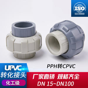 Adaptateur standard national UPVC Union entre UPVC et PP CPVC vers PPH pour tuyaux composites - Product Image 4