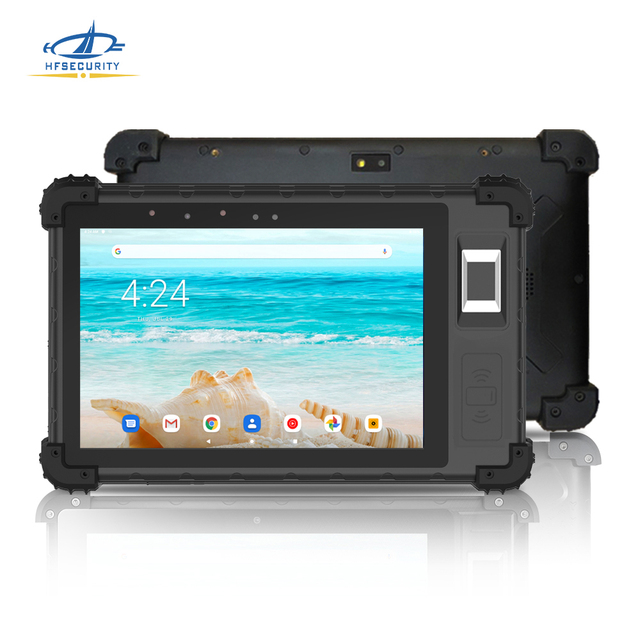 HF-FP08 Huifan Tech HFSecurity Biometric Fingerprint Android 13 Handheld PDA Terminal 4G 8 Inch Rugged Fingerprint Tablet