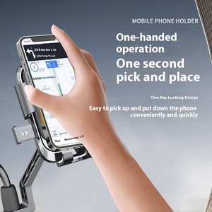 Superventas de fábrica, montaje de teléfono ABS Flexible portátil giratorio de 360 grados, liberación de bloqueo rápido, bicicleta de ciclismo al aire libre, motocicleta - Product Image 5