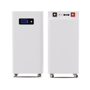 Batterie au phosphate de fer et de lithium 15 kWh 48 V avec roues sur pieds et communication RS485 pour le stockage d'énergie solaire domestique - Product Image 2