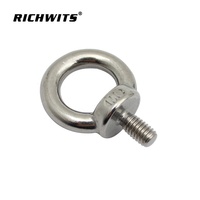 Vis à œil en acier inoxydable DIN58 316, boulon de levage robuste et durable pour la quincaillerie de la marine, des bateaux et des yachts